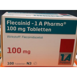 Изображение препарта из Германии: Флекаинид Flecainid  100 мг/100 таблеток 